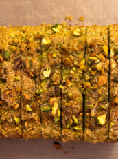 Pistachio citrus loaf